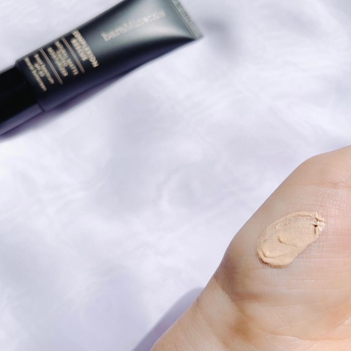 CR ナチュラル マット モイスチャライザー/bareMinerals/クリーム・エマルジョンファンデーションを使ったクチコミ（3枚目）