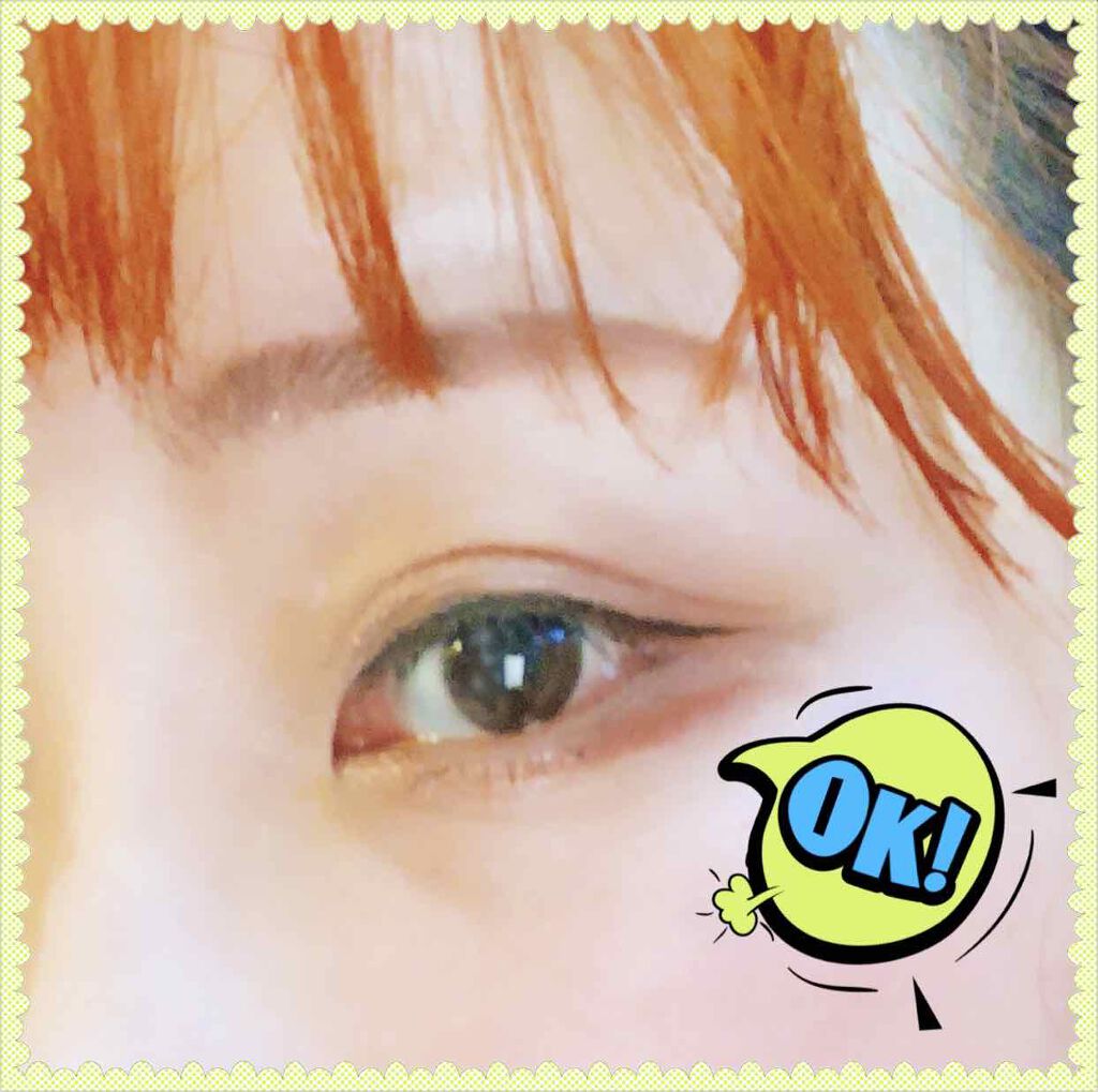 カラーインパクト リキッドライナー OR240 オレンジ/Visée/リキッドアイライナーを使ったクチコミ（3枚目）