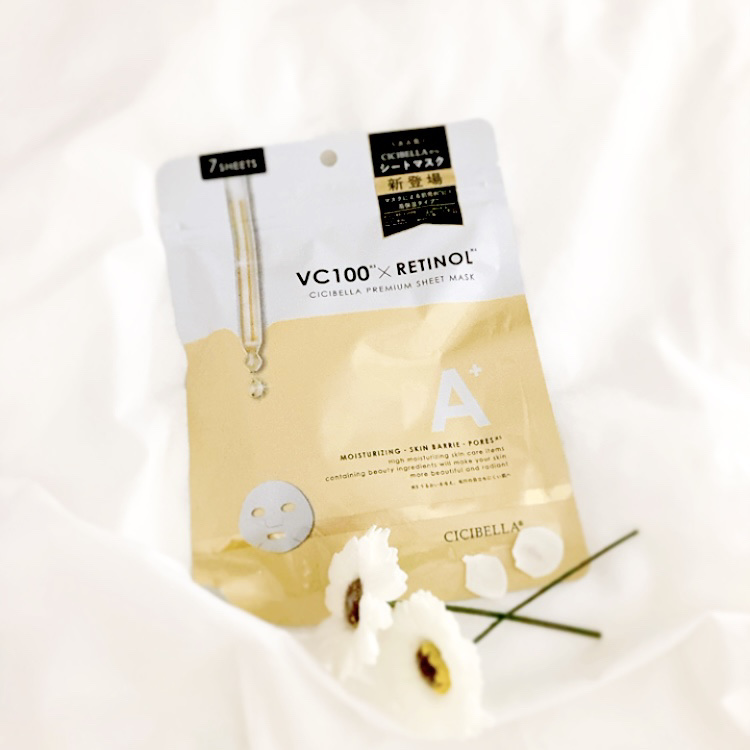 シートマスク VC100＋レチノール/CICIBELLA/シートマスク・パックを使ったクチコミ（1枚目）