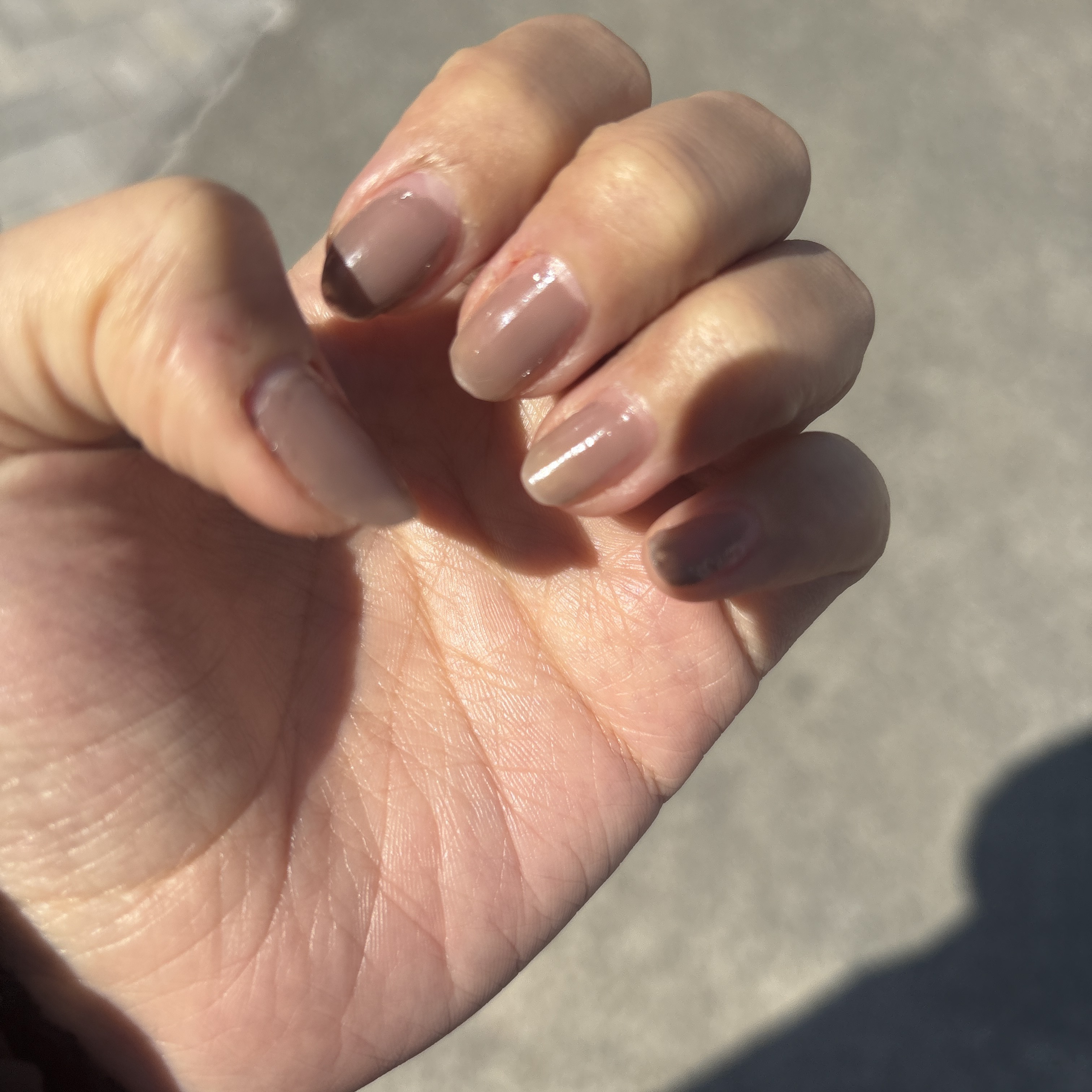 カラーベースコート ゼロ/uka/オールインワンネイルを使ったクチコミ（1枚目）