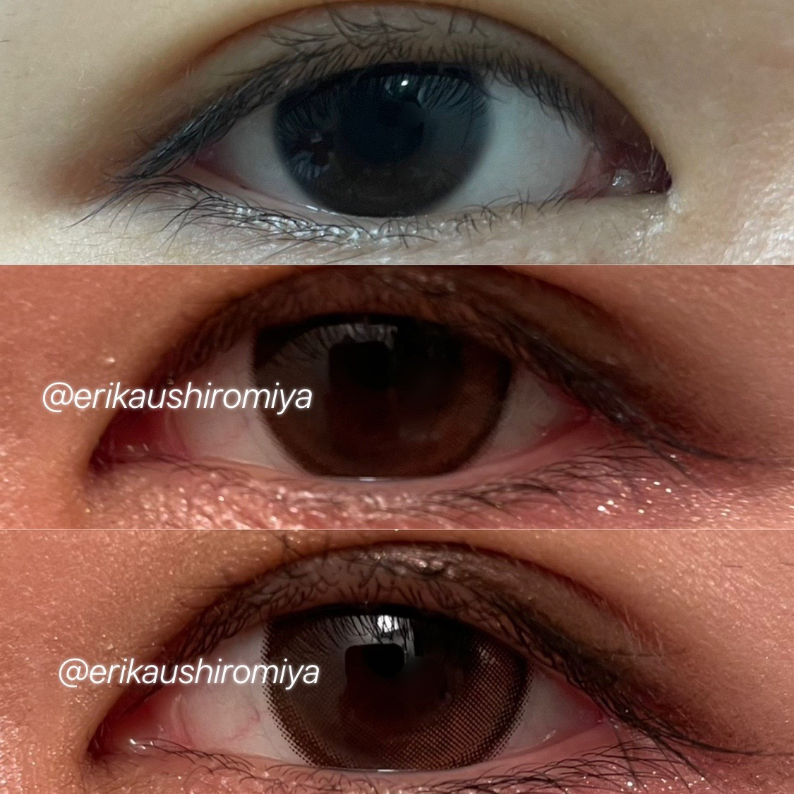 knock knock 1month マイメロディ［はあと］/SHOBIDO/１ヶ月（１MONTH）カラコンを使ったクチコミ（2枚目）