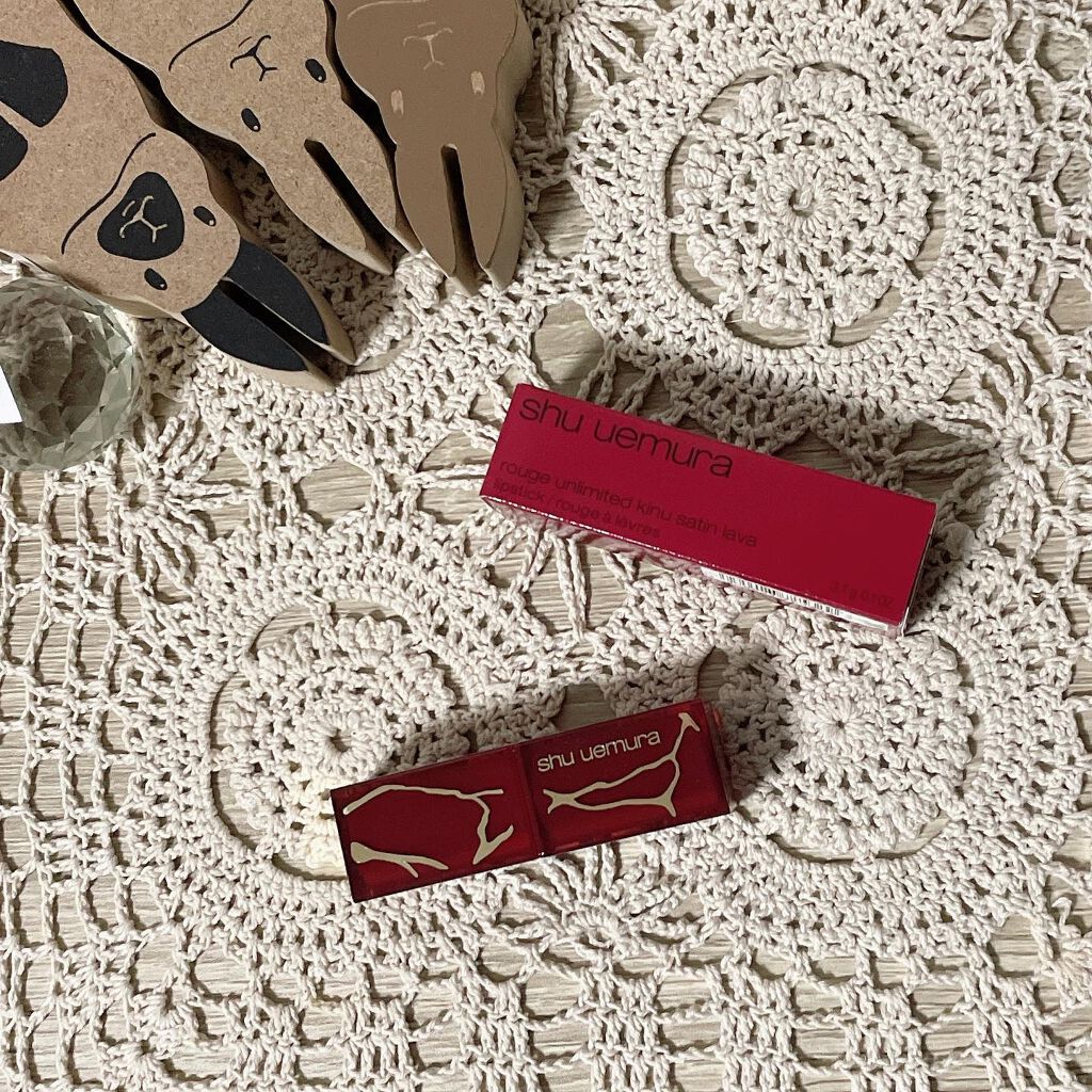 キヌ ルージュ サテン KS L RD 178〈限定〉/shu uemura/口紅を使ったクチコミ（1枚目）