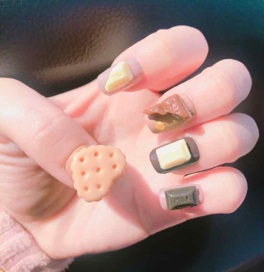 ネイルチップオーバルタイプ/DAISO/ネイルチップ・パーツを使ったクチコミ(1枚目)