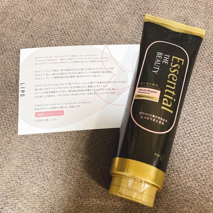 THE BEAUTY 髪のキメ美容プレミアムトリートメント<モイストリペアプレミアム>/エッセンシャル/洗い流すヘアトリートメントを使ったクチコミ(1枚目)