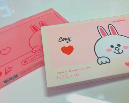 カラーフィルターシャドウパレット(ラインフレンズエディション)/MISSHA/アイシャドウパレットを使ったクチコミ(2枚目)