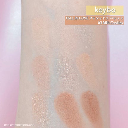KEYBO FALL IN LOVE SHADOW PALETTE/keybo/アイシャドウパレットを使ったクチコミ(9枚目)
