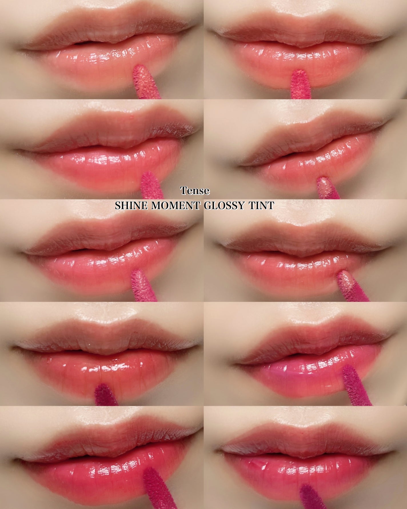 Shine Moment Glossy Tint/Tense/口紅を使ったクチコミ(7枚目)