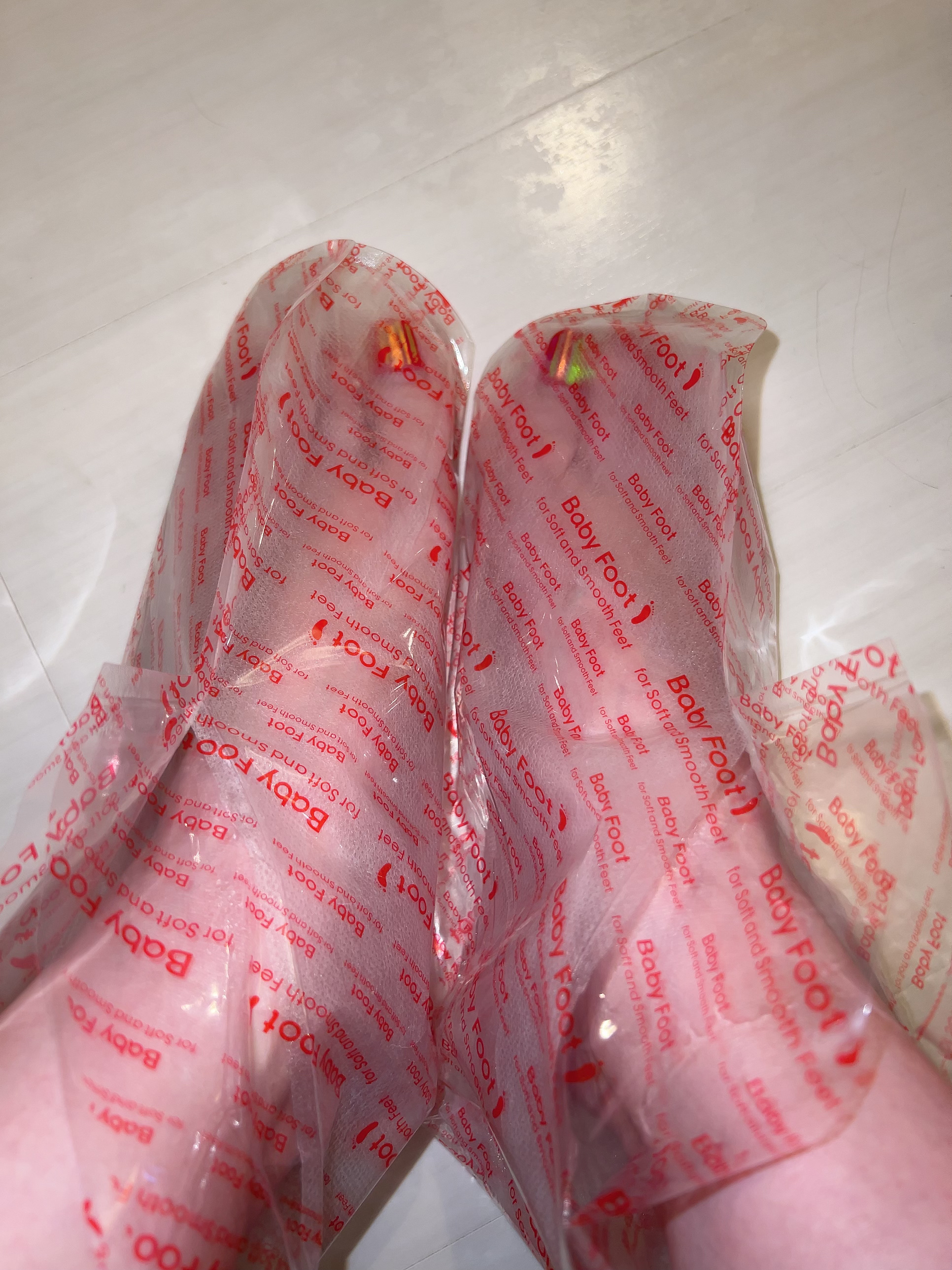 イージーパックDP60分タイプ/ベビーフット/レッグ・フットケアを使ったクチコミ（3枚目）