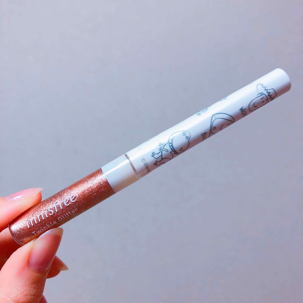 トゥインクル グリッター/innisfree/リキッドアイライナーを使ったクチコミ(1枚目)