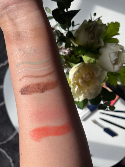 エレメンタル フェイスパレット/Celvoke/ジェル・クリームチークを使ったクチコミ(2枚目)