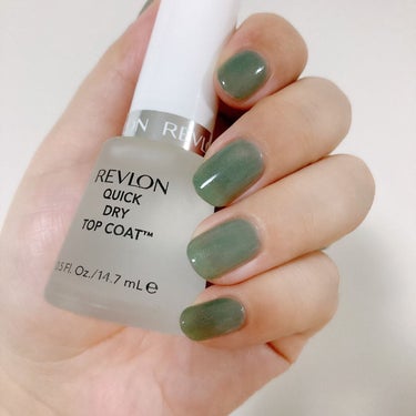 クイック ドライ トップ コート N/REVLON/ネイルトップコート・ベースコートを使ったクチコミ（1枚目）