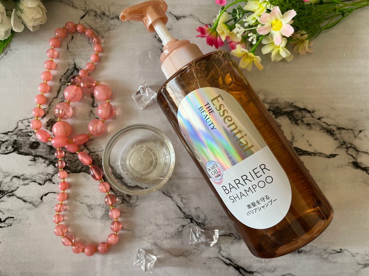 ザビューティ 髪のキメ美容素髪を守る バリアシャンプー/コンディショナー/エッセンシャル/シャンプー・コンディショナーを使ったクチコミ(2枚目)