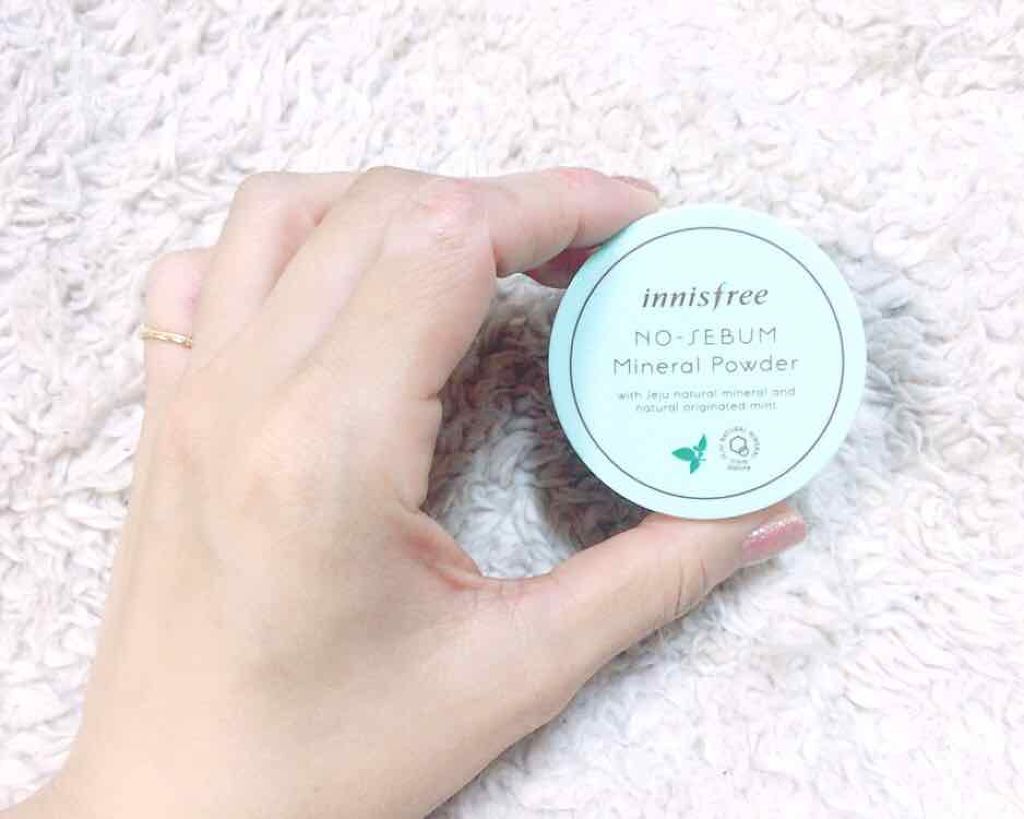 ノーセバム ミネラルパウダー/innisfree/ルースパウダーを使ったクチコミ（3枚目）