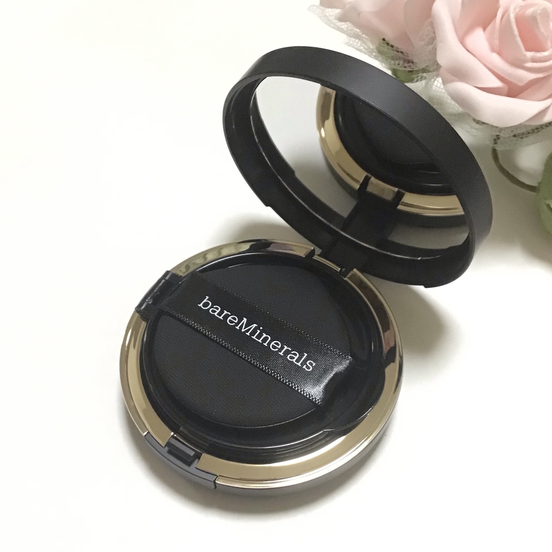 オリジナル ピュア セラム カバーアップ クッション フェアリーライト 03/bareMinerals/クッションファンデーションを使ったクチコミ（2枚目）