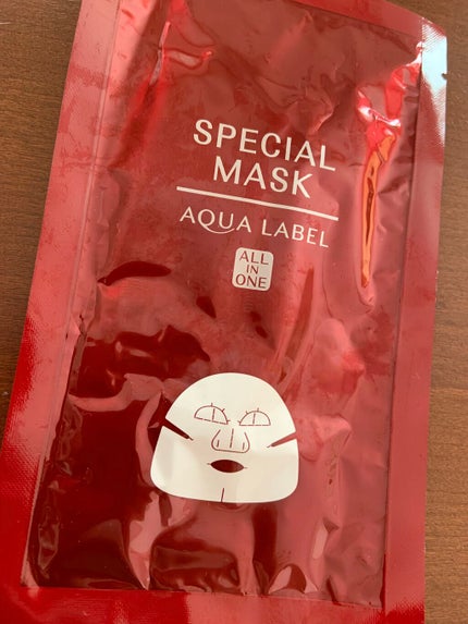スペシャルマスク/アクアレーベル/シートマスク・パックを使ったクチコミ(1枚目)