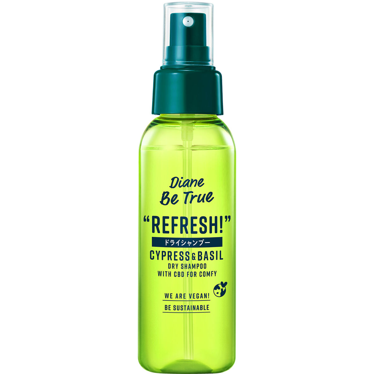 ダイアン ビートゥルー ドライシャンプー パワーグリーンサラダの香り