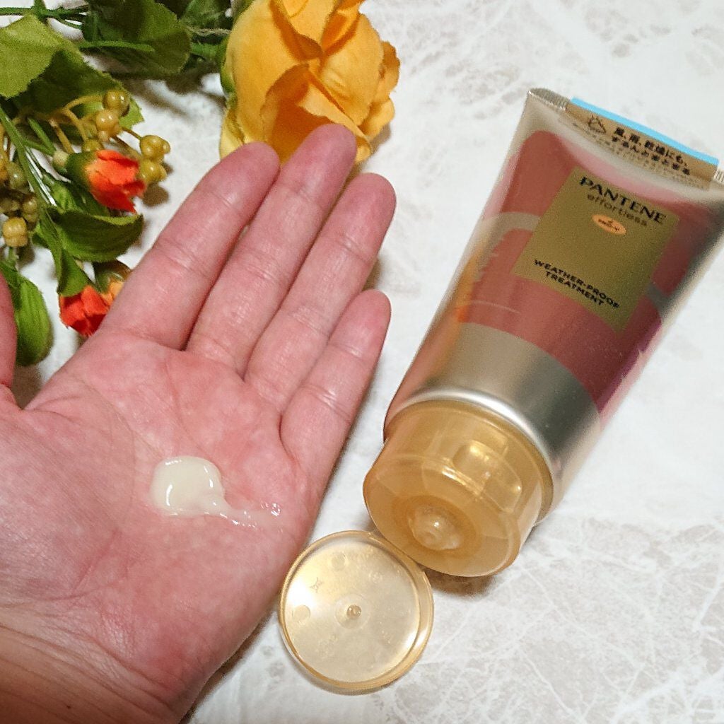 パンテーン エフォートレス ウェザープルーフ トリートメント /パンテーン/洗い流すヘアトリートメントを使ったクチコミ(4枚目)