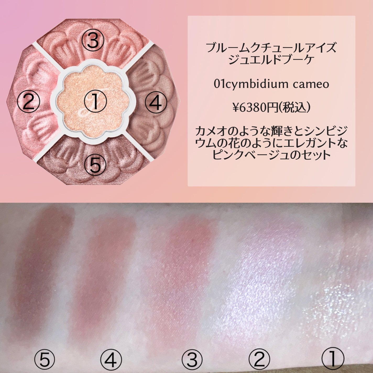 ジルスチュアート ブルームクチュール アイズ ジュエルドブーケ/JILL STUART/アイシャドウパレットを使ったクチコミ(2枚目)