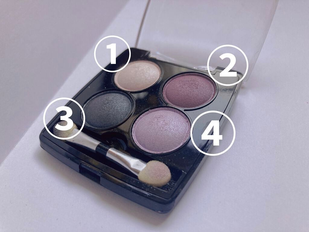 エルファー パールインアイシャドウ/DAISO/アイシャドウパレットを使ったクチコミ(2枚目)