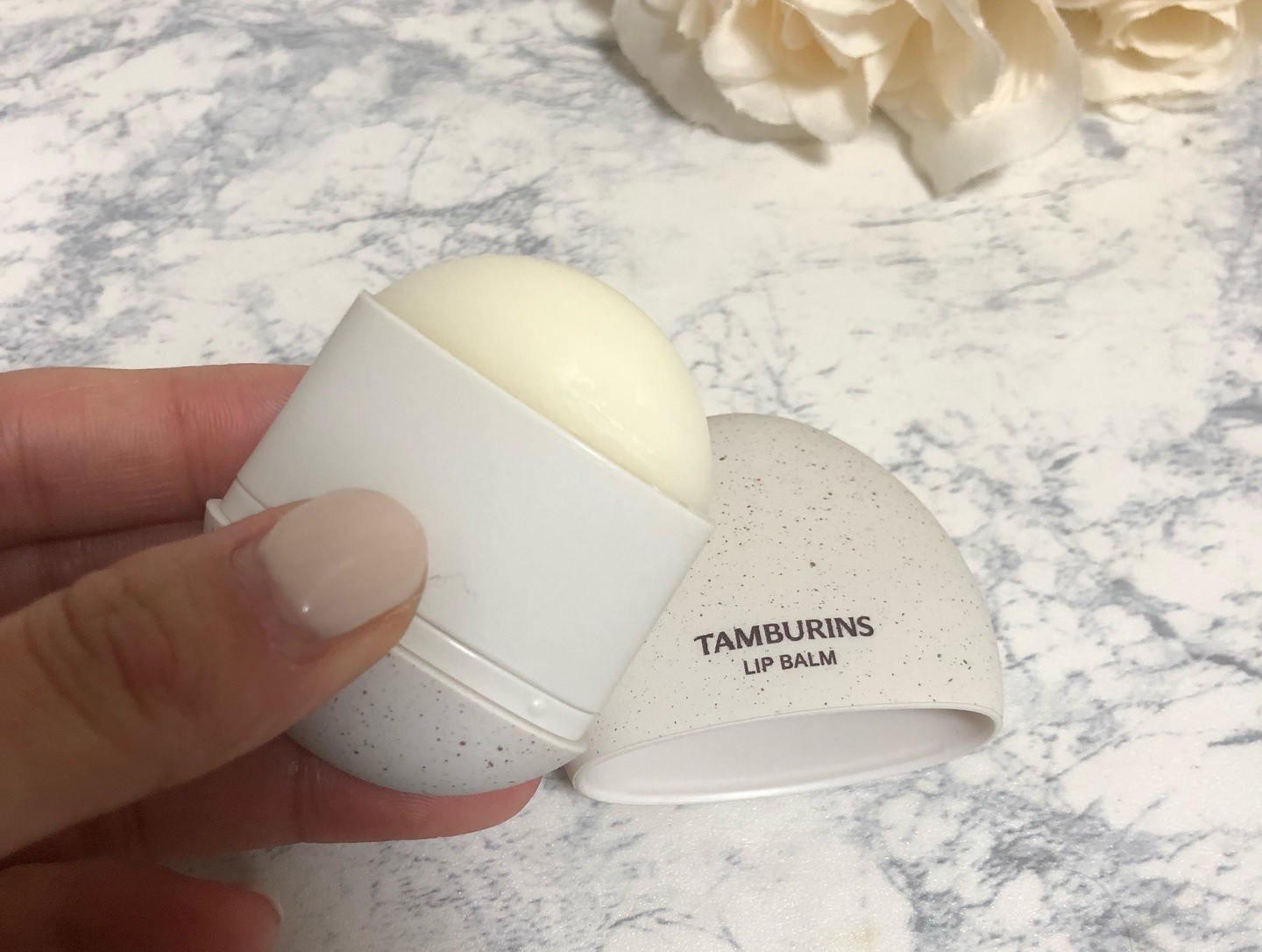 THE EGG LIP BALM/tamburins/リップバームを使ったクチコミ（2枚目）