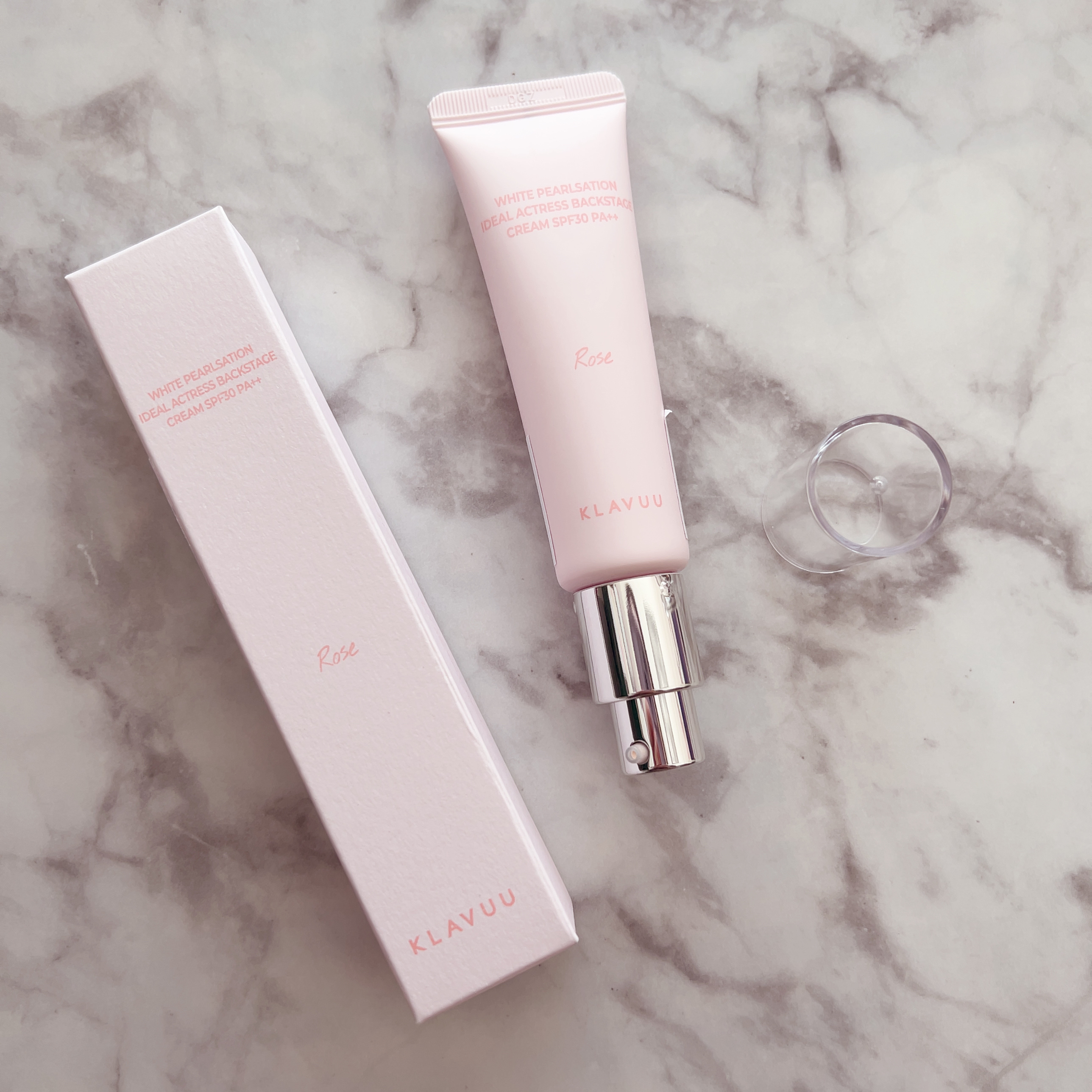 WHITE PEARLSATION  IDEAL ACTRESS BACKSTAGE CREAM/KLAVUU/化粧下地を使ったクチコミ（2枚目）