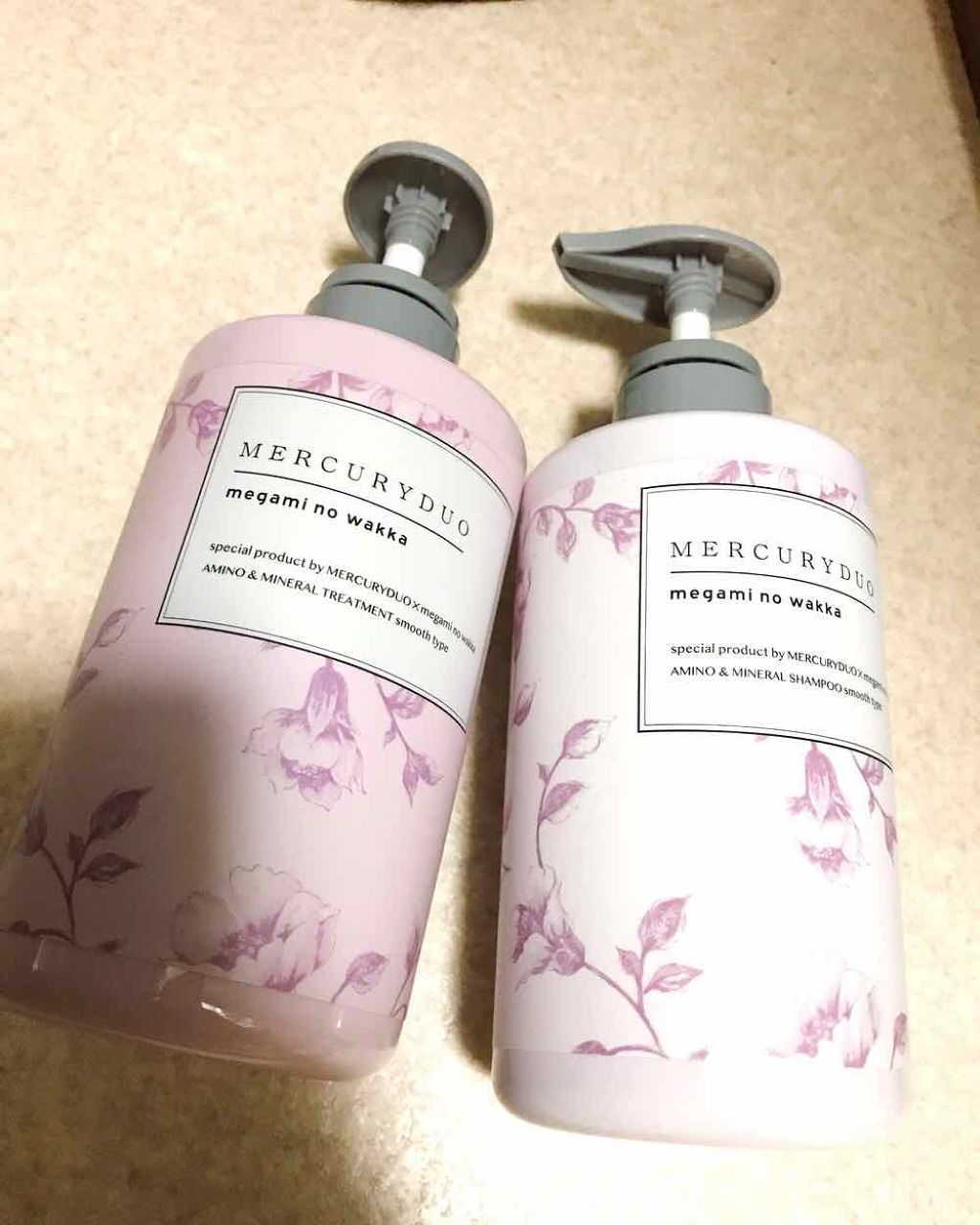 MERCURYDUO シャンプー【スムース】・トリートメント【スムース】/R&/市販シャンプーを使ったクチコミ（1枚目）