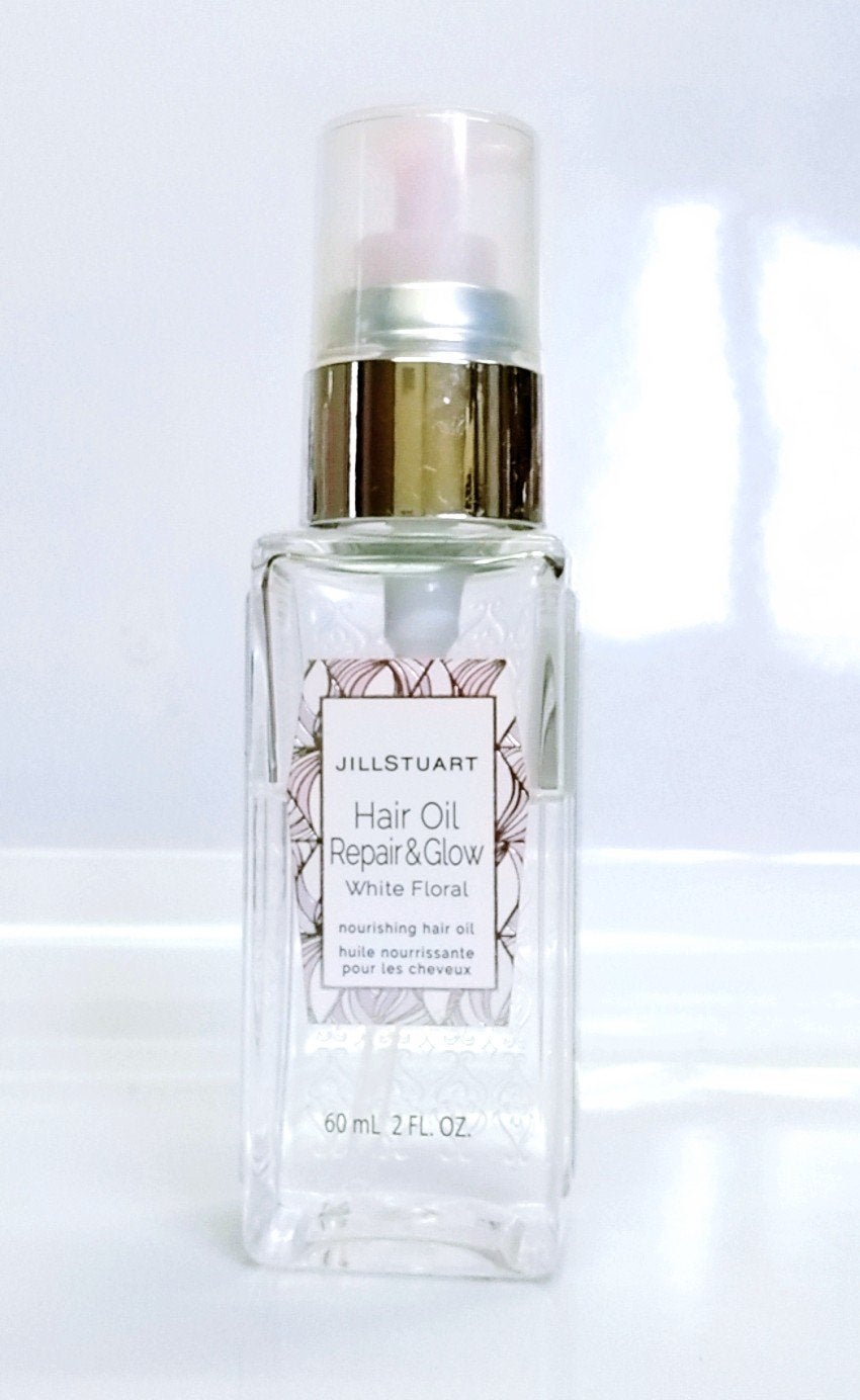 ヘアオイル リペア&グロウ ホワイトフローラル/JILL STUART/ヘアオイルを使ったクチコミ(1枚目)