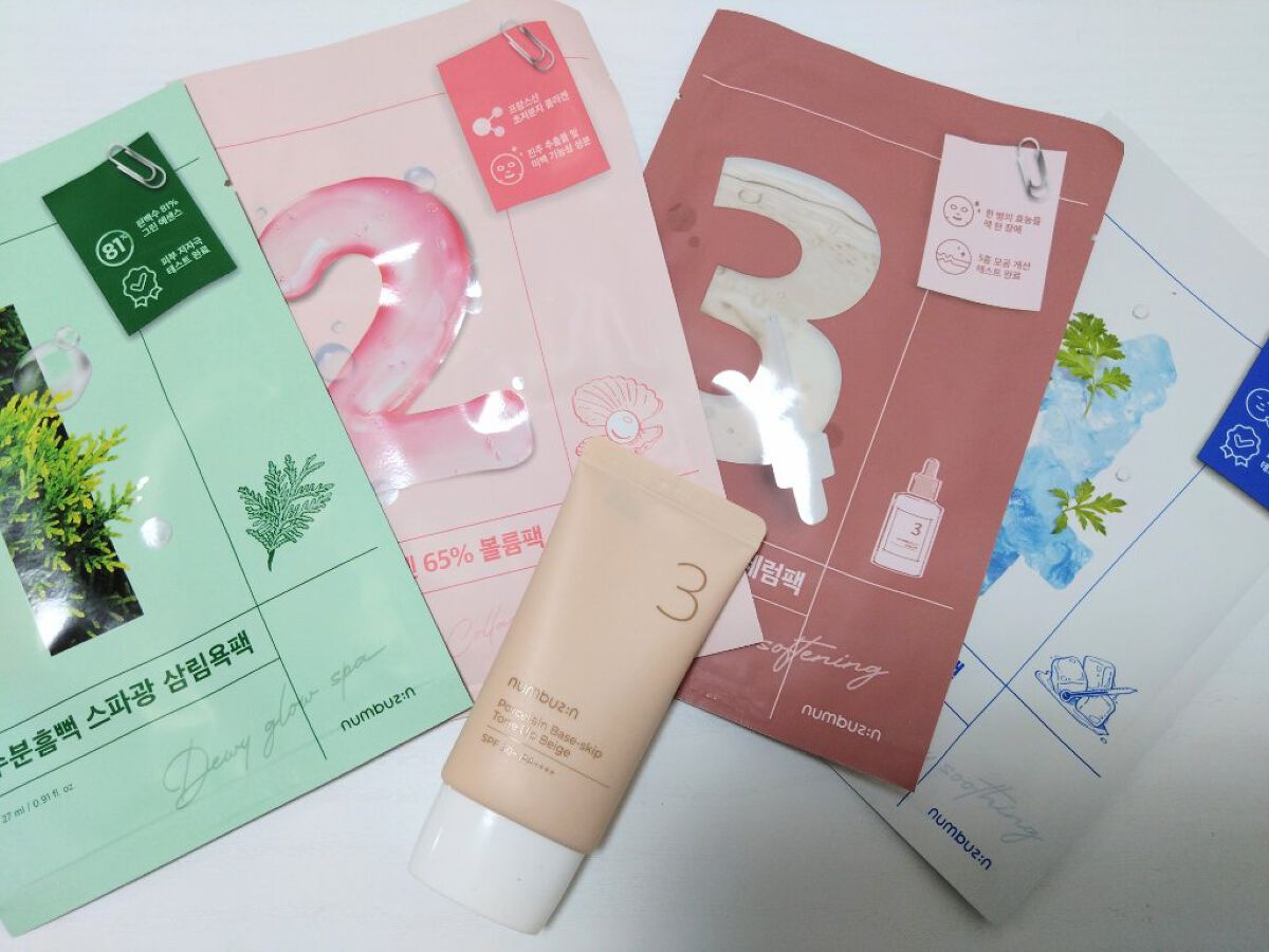 4番 ひんやりクーリングシートマスク/numbuzin/シートマスク・パックを使ったクチコミ（1枚目）