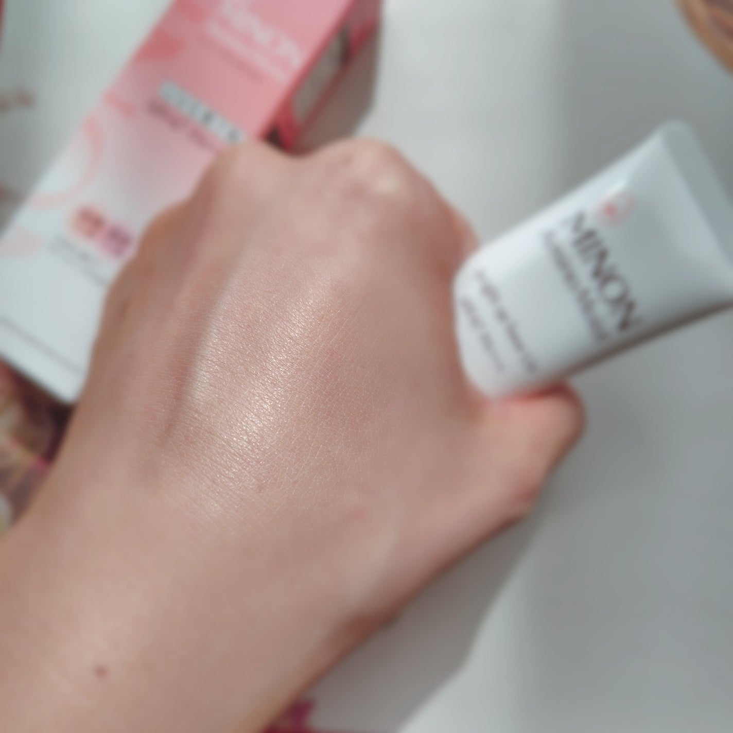 ミノン アミノモイスト ブライトアップベース UV/ミノン/化粧下地を使ったクチコミ(5枚目)