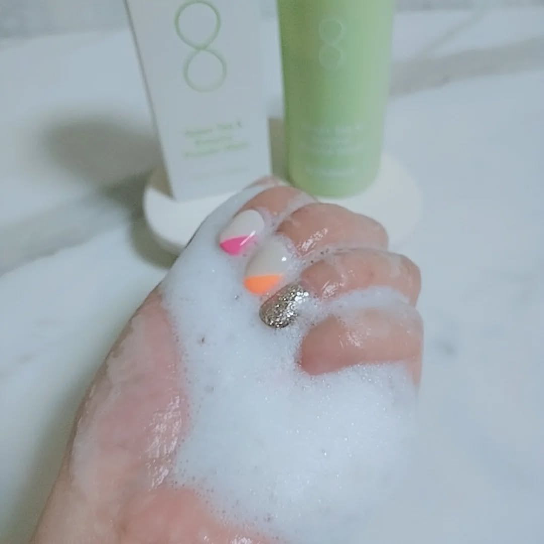 グリーンティー&エンザイムパウダーウォッシュ/By Wishtrend/洗顔パウダーを使ったクチコミ(6枚目)