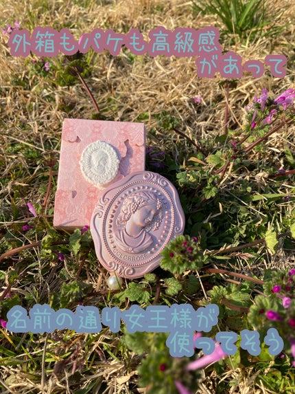 女王のカメオグラデーションチーク/COLORROSE/パウダーチークを使ったクチコミ(4枚目)