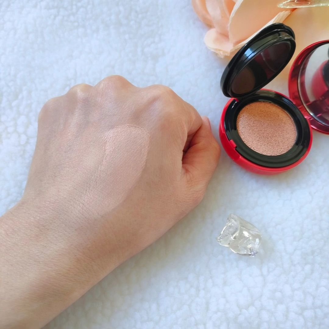 ハイパーカバーフィットクッション red/APRILSKIN/クッションファンデーションを使ったクチコミ（3枚目）