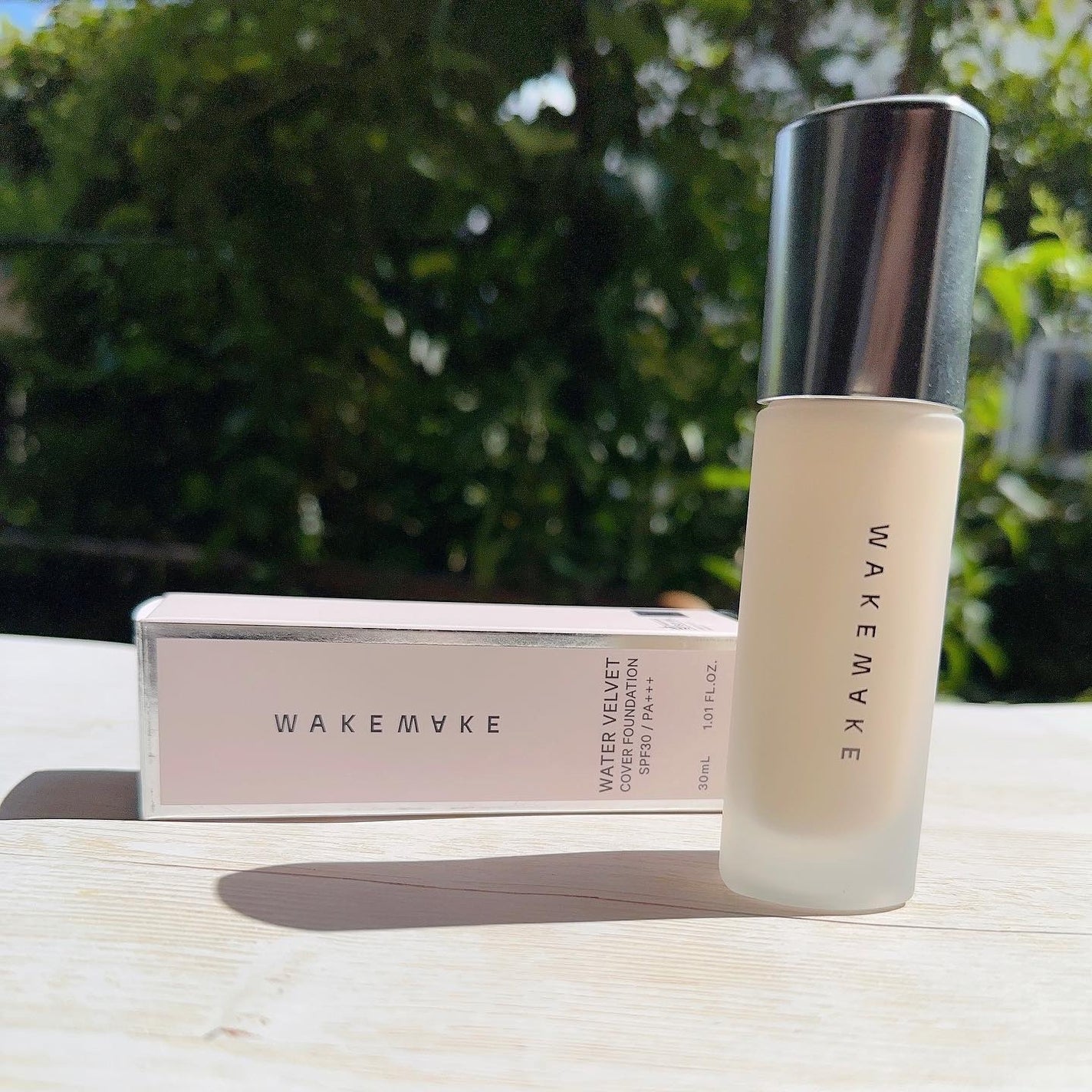 ウォーターベルベットカバーファンデーション/wakemake/リキッドファンデーションを使ったクチコミ(1枚目)