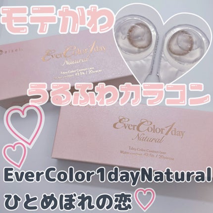エバーカラーワンデー ナチュラル/エバーカラー/ワンデー(1DAY)カラコンを使ったクチコミ(1枚目)