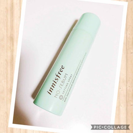 ノーセバム セッティングスプレー/innisfree/ミスト状化粧水を使ったクチコミ(1枚目)