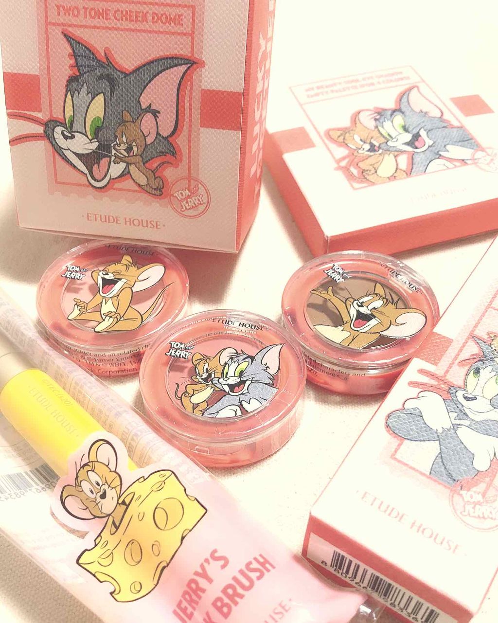 ETUDE ラッキーフレンズ チークブラシのクチコミ「

皆様いつもイイネ×コメント
ありがとうございます♡

今回はエチュードハウスの
可愛い可愛.....」（1枚目）