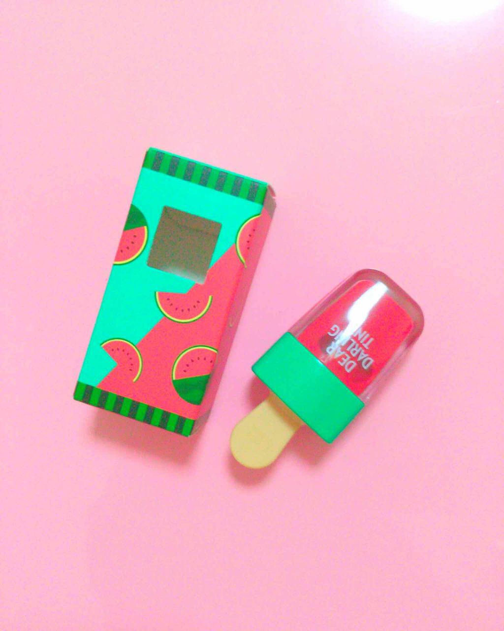 ディアダーリン ウォータージェルティント (アイスティント)/ETUDE/口紅を使ったクチコミ(1枚目)