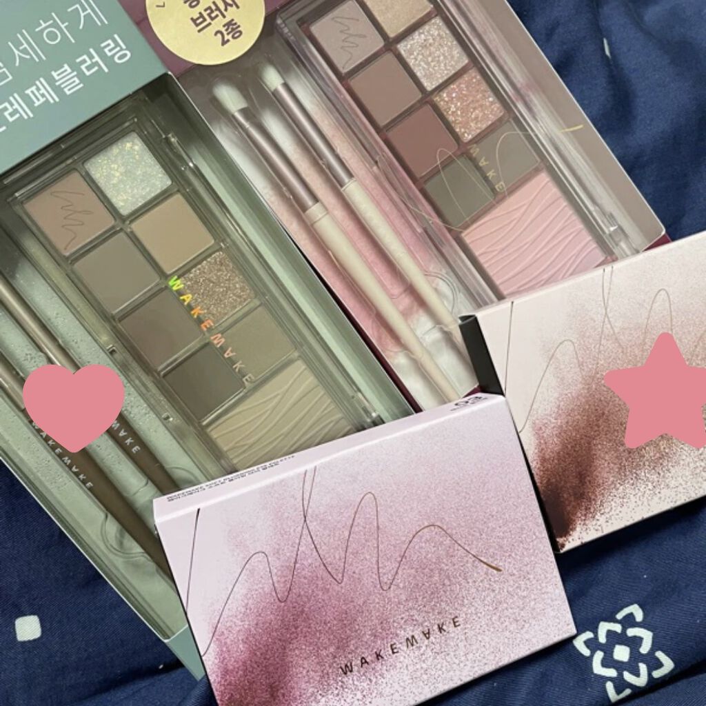 ミックスブラーリングアイパレット/wakemake/マルチパレットを使ったクチコミ（1枚目）