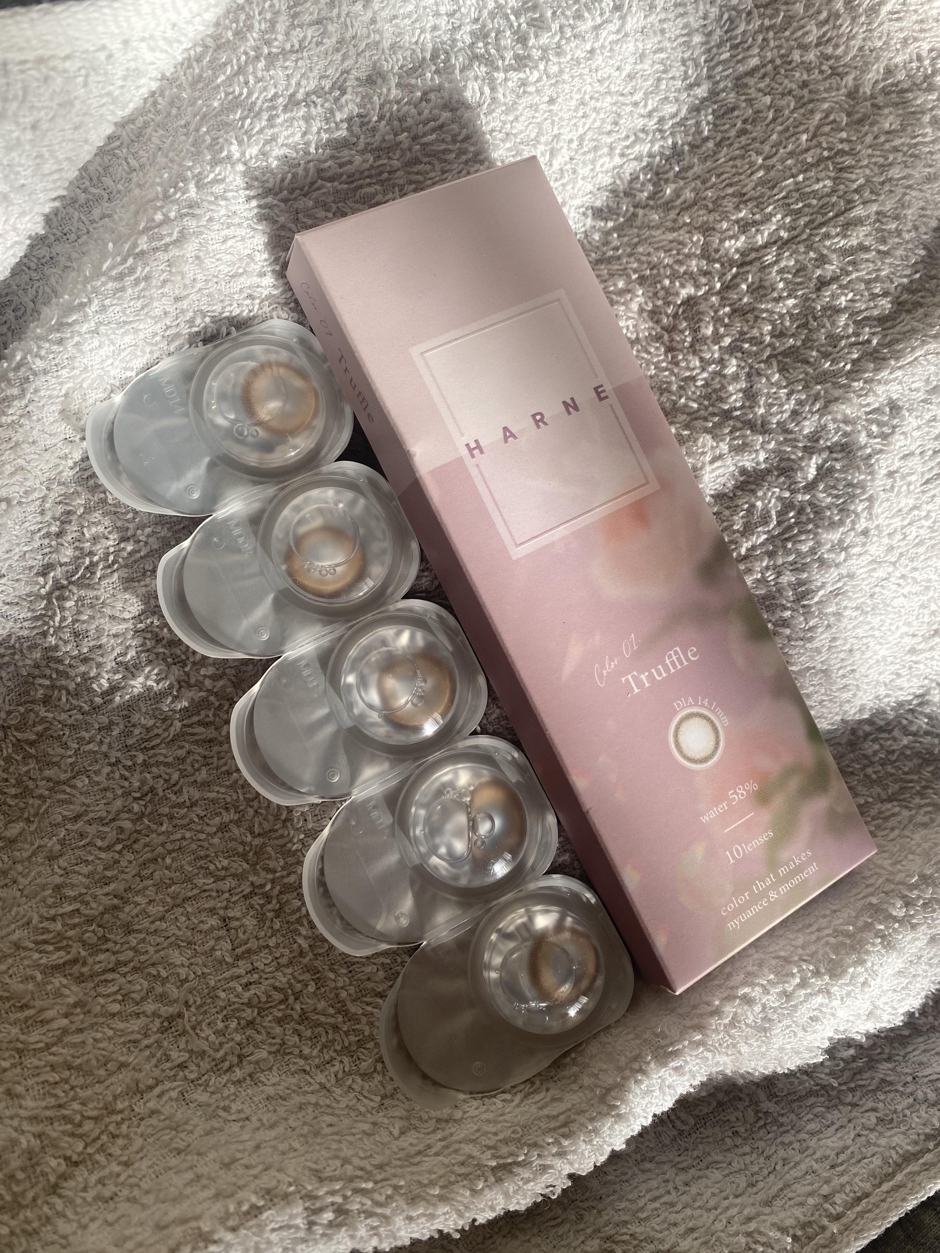 HARNE 1day メープル/HARNE/ワンデー（１DAY）カラコンを使ったクチコミ（1枚目）