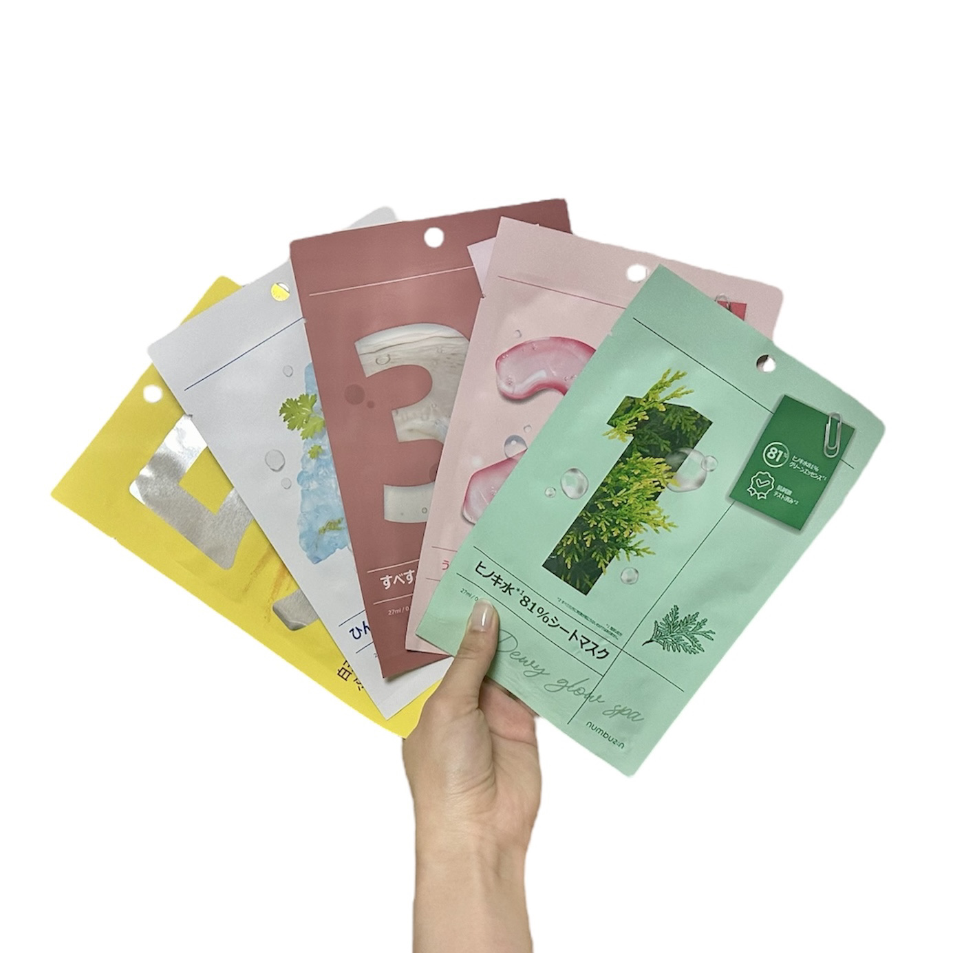 1番 ヒノキ水81%シートマスク 1枚/numbuzin/シートマスク・パックを使ったクチコミ（2枚目）