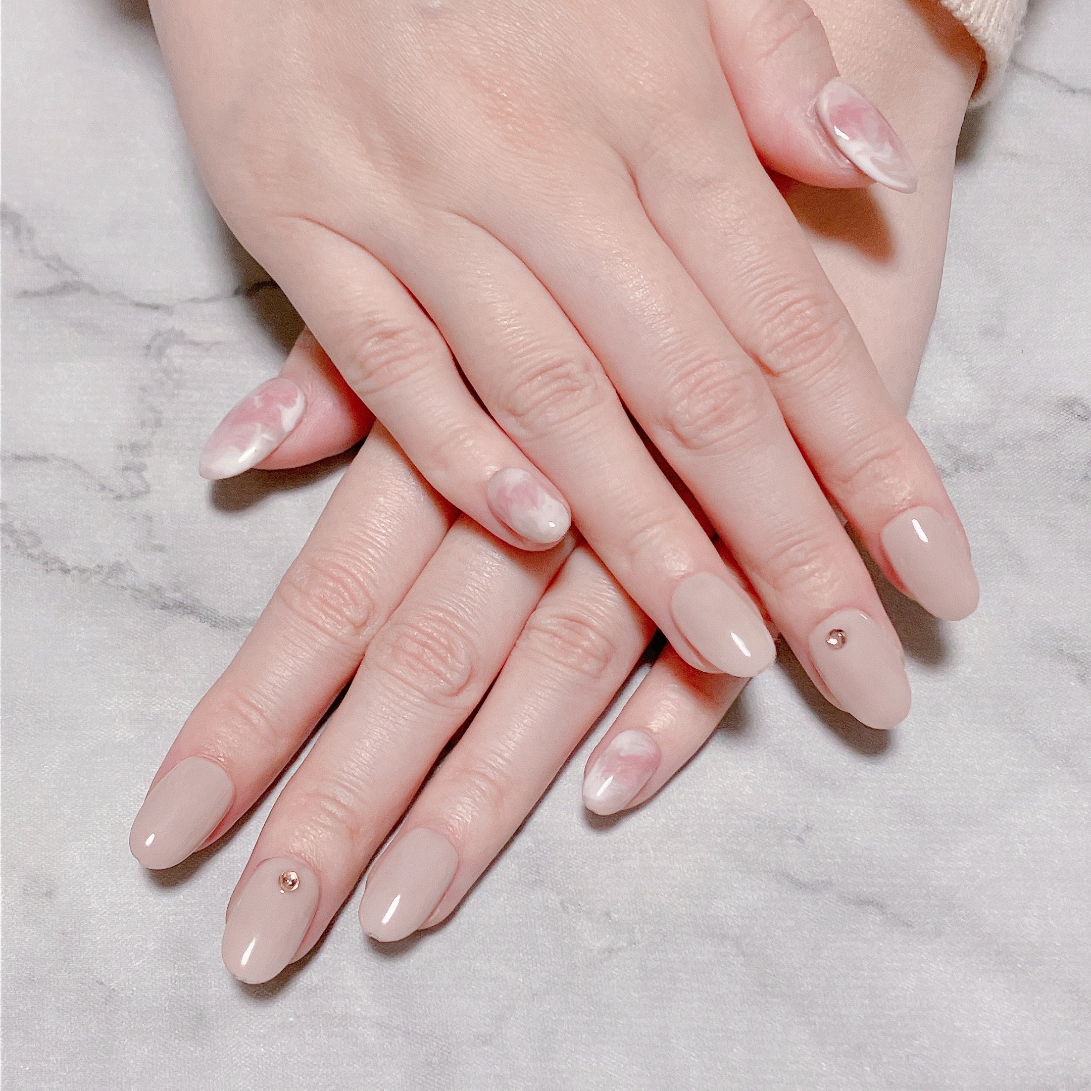 ウィークリージェル NE-117 ローズデビル(Rose Devil)/HOMEI/ジェルネイルを使ったクチコミ（2枚目）