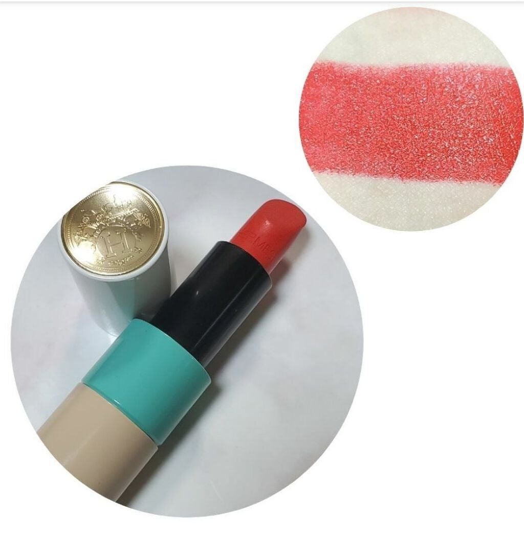 〈ルージュ・エルメス〉 ルージュ ア レーヴル サティネ/エルメス/口紅を使ったクチコミ(4枚目)