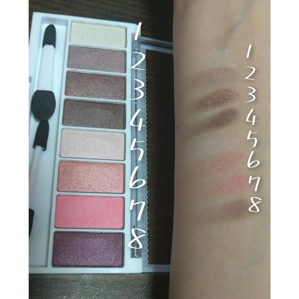 スイーツコレクション/マリブビューティー/アイシャドウパレットを使ったクチコミ（2枚目）