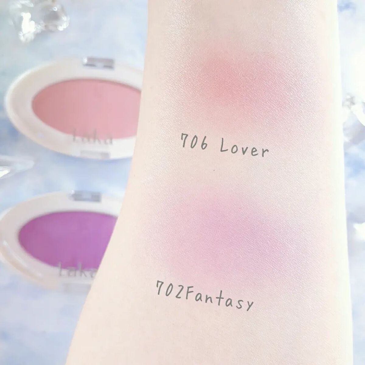 ラブシルクブラッシュ/Laka/パウダーチークを使ったクチコミ(8枚目)