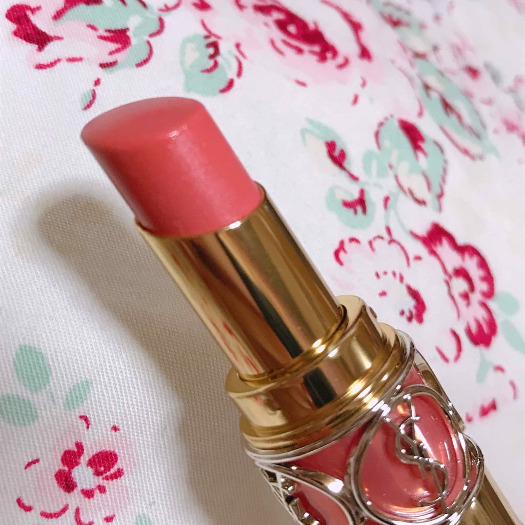 ルージュ ヴォリュプテ シャイン/YVES SAINT LAURENT BEAUTE/口紅を使ったクチコミ(2枚目)