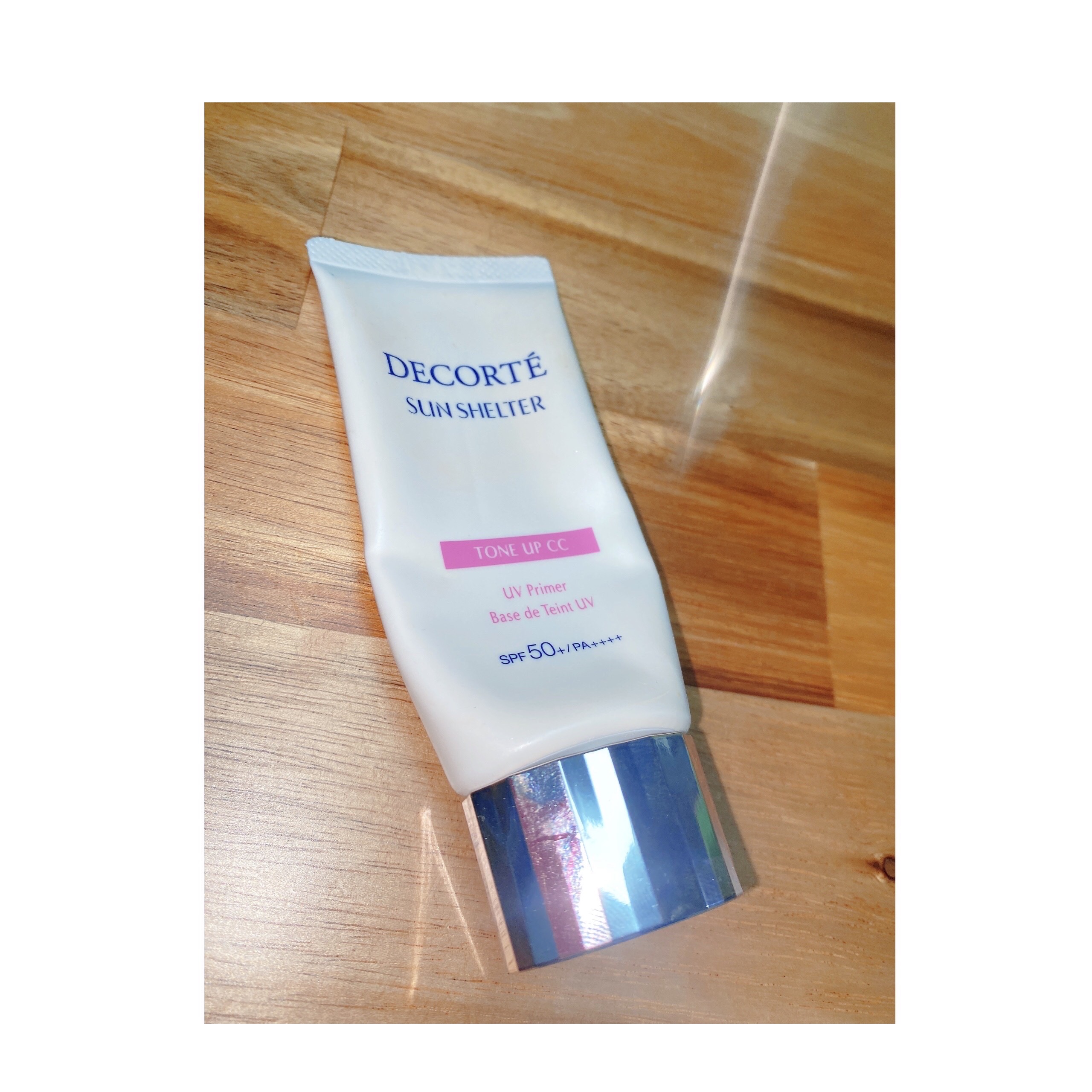 サンシェルター　マルチ プロテクション　トーンアップＣＣ/DECORTÉ/化粧下地を使ったクチコミ（1枚目）