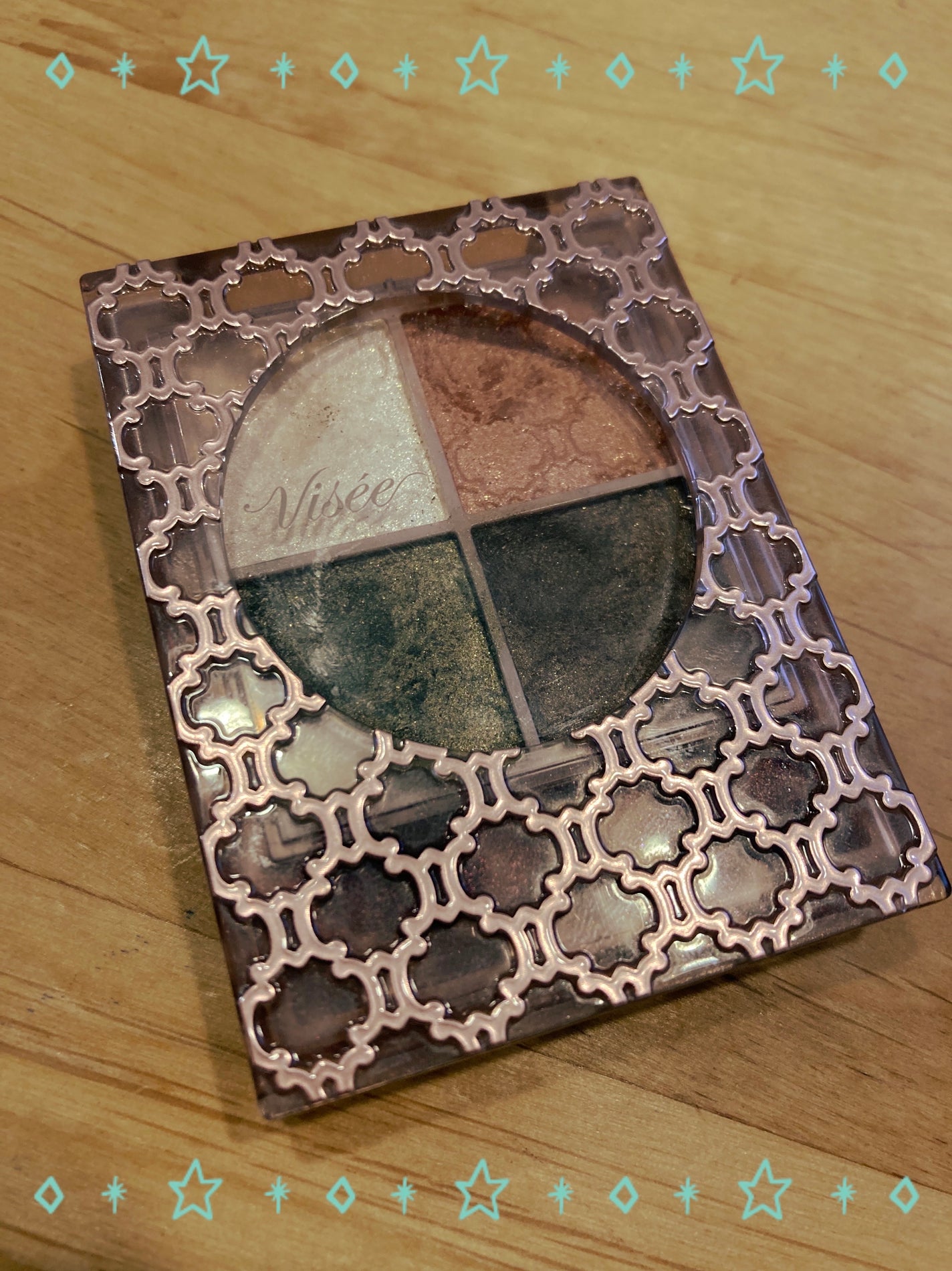 グロッシーリッチ アイズ N/Visée/アイシャドウパレットを使ったクチコミ(1枚目)