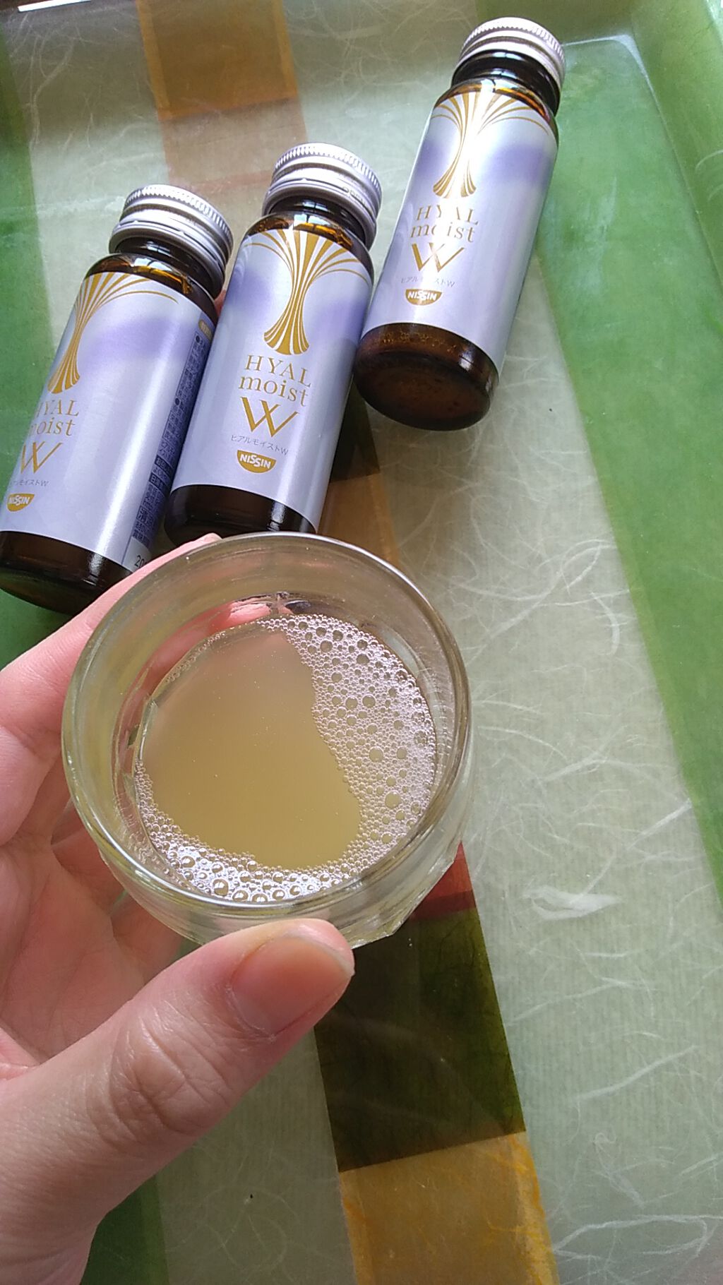 ヒアルモイスト W/日清食品/美容ドリンクを使ったクチコミ（1枚目）