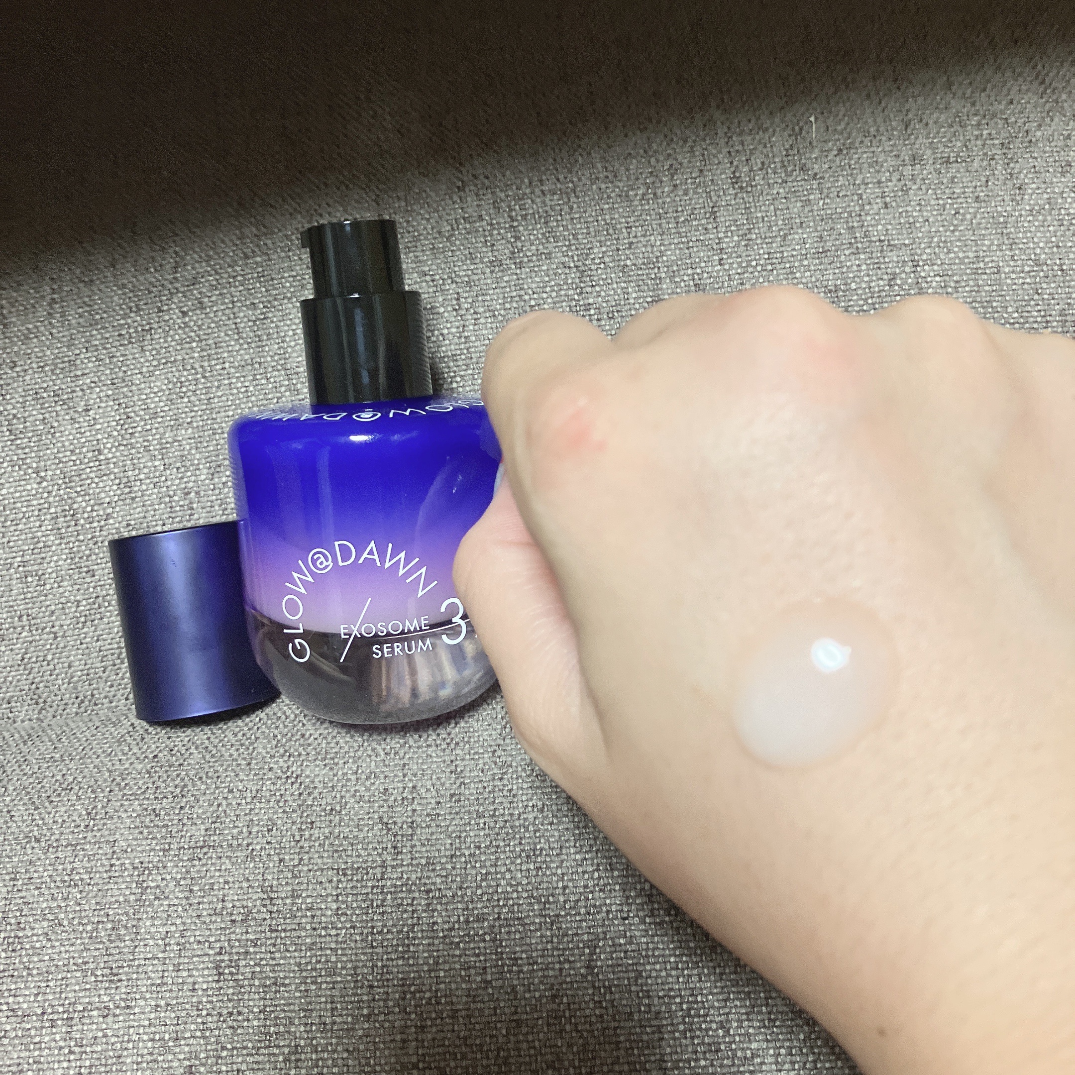 1stエクソソーム エクストラ3%セラム/GLOW@DAWN/美容液を使ったクチコミ（2枚目）