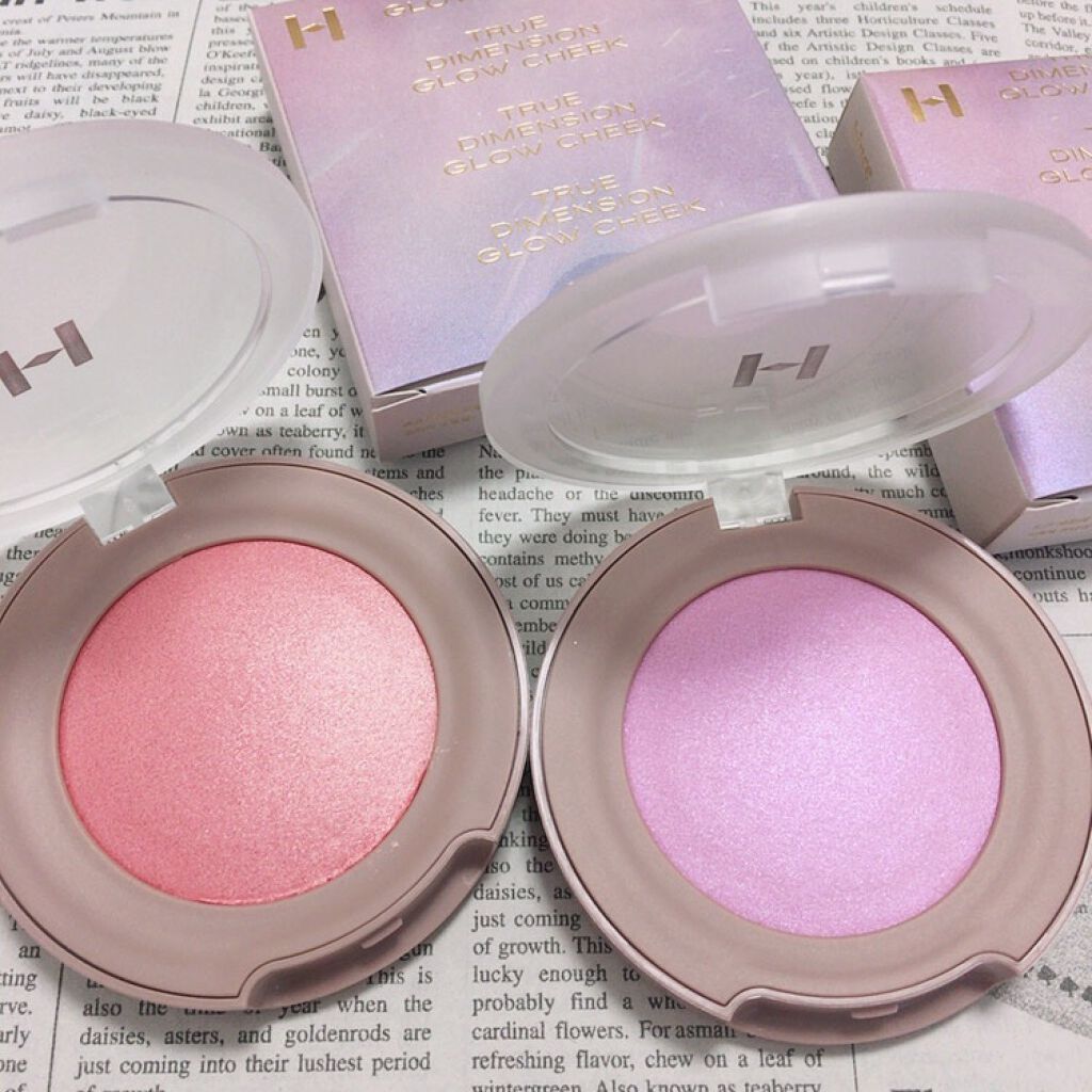 トゥルーディメンショングロウチーク/hince/パウダーチークを使ったクチコミ（2枚目）